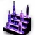 Import acrylic led lighted liquor shelf bar wine bottles holder acrylic wine display from China