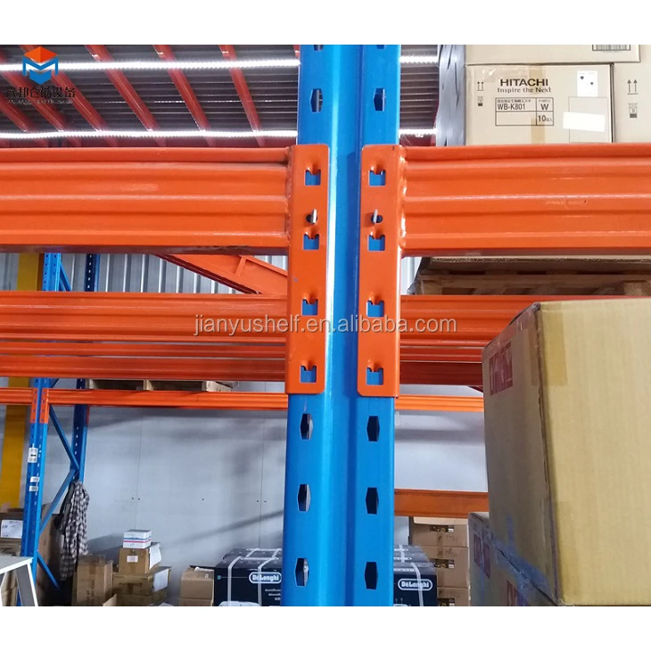 Adjustable double deep rack Wholesales Price metal use racking warehouse racking cost per square foot