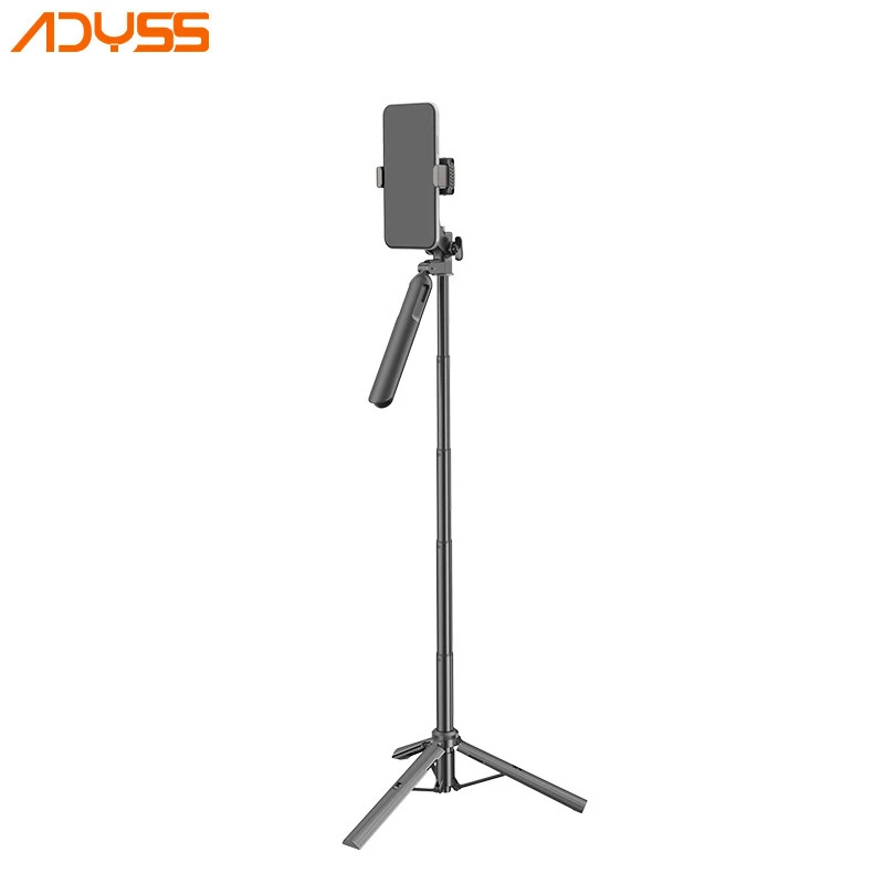 ADYSS Cell Phone Folding Tripod Telescopic Light Tripod Stand Selfie Stick 360 Rotating Selfie Stick Flexiable Selfie Stick A61