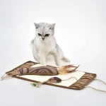 African Background Style Buy One Get Two Plush Cat Toy Cat Scratcher Board