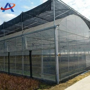 Agricultural product steel frame plastic film greenhouse