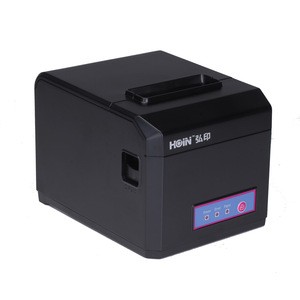 All in one Internet(100M)+USB+COM Pos systems Black and White thermal Receipt printer with cash drawer RJ11