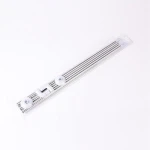 Aluminum adjustable install bathroom shower curtain rod corner shower curtain rod