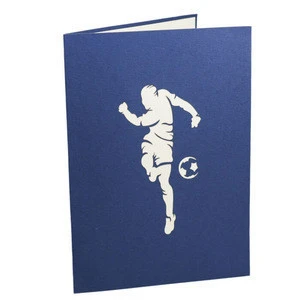 Amazing Wholesale Soccer Player with card 3d pop-up card