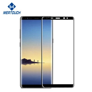 Amazon Hot Selling 3D Curved Full Protect Japanese Material Tempered glass Note 8 9 screen protector