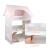 Import Amazon hot-selling toys childrens educational early education doll house three-story villa DIY handmade wooden doll house from China