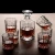 Import Amazon Whiskey Decanter And Glasses Bar Set Includes Whisky Decanter And 6 Cocktail Glasses 7pcs decanter set from China