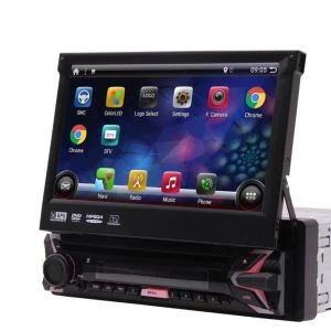 Android 10.0 7inch Car DVD Player 1 Din Car Stereo GPS Navigation Capacitive Touchscreen Single Din Radio BT Wifi USB SD