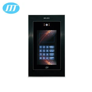 Android type facial recognition video door phone intercom system