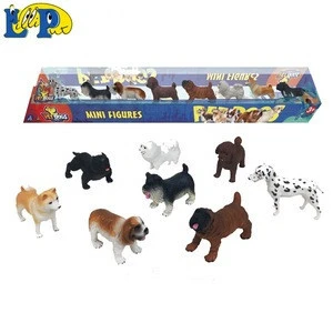 Animal Empire 2020 new products high quality hand painted solid pvc pet dog models realistic mini puppy figurines