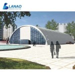 Architecture structural steel fabrication shed design sports hall construction shade awning tent tension fabric roof structure