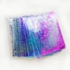 attractive colorful pvc liquid glitters school notebook cover