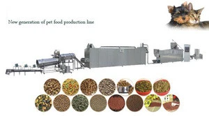 automatic dry pet food processing machine and line