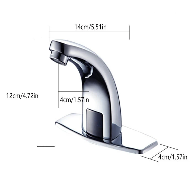 Automatic Infrared Sensor Touchless Faucet Hands Free Bathroom Sink  Water tap    faucet manufacturer mixer faucet