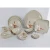 Import autumn leaf new design classic 8" round dinner plates plastic melamine ware for restaurants and home party from China