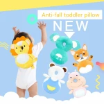 Baby Head Protection Pillow Cartoon Infant Anti-fall Pillow Soft PP Cotton Toddler Children Protective Cushion Baby Safe Care