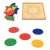 Import Baby Toys Circular Montessori Fraction Division Mathematics Teaching Aids Montessori Board Wooden Toys Child Educational Toy from China