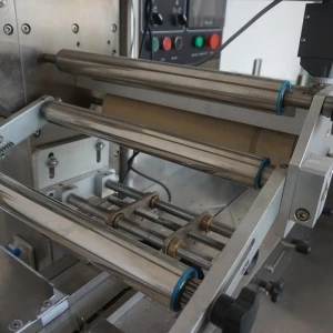 Baffle type automatic sorting packing machine for cake biscuit cookies