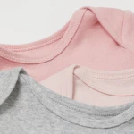 Bamboo Cotton Rib Jersey Unisex Long Sleeve Baby Romper Breathable Baby Clothes Romper