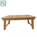 Bamboo wooden laptop desk portable foldable laptop table with high quality
