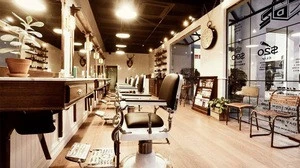 Barber store furniture sets | hairstyle service stand | special barbershop fixture for sale