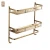 Import bathroom corner bath large wall mounted heated folding hanging hotel brass towel rack from China