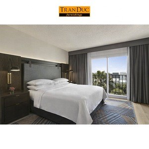 Beautiful hotel furniture in hotel bedroom set - Hotel Embassy Suites