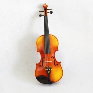 beautiful sound stradivari string instruments student study level handmade spruce face ebony fingerboard violin