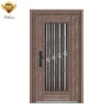 Beautiful stainless steel security door safety main door design with grill HL-2058