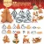Import Beeman 8pcs Set Stainless Steel Sheet Holiday Christmas Halloween Mini Cake Multi Cookie Cutter from China