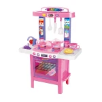 Bemay Toy Wholesale Kitchen Toys Pretend Play Kids Happy Kitchen Plastic Cutlery Set With Small Ice Crusher