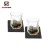 Best Man Gift Set with Grey Whiskey Ice Cubes Wine Drinking Glass Decanter Delicate Square Coasters in Handmade Timber Wood Box