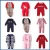 Import best selling and good quality baby newborn clothing baby fall romper  in 6M/12M/18M/2A of Size in red and blue colour from China