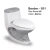 Import Best-Selling One Piece Toilet Sentro-101 Modular Bathroom Seat Toilet WC Ceramic Indian Manufacture Quality Toilet Accessories from China