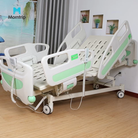 Best Selling PP Headboard Height Adjustable 3 Function Electric Hospital ICU Bed For Patients