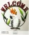 Import BETTER Colorful Metal Rooster Welcome Sign Wall Hanging Iron Welcome Plaque from China