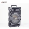 Black big speaker Wireless Mic 20 W audio speakers PORTABLE 8 inch speaker