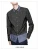Import black color material fabrics 50S chambray men shirt fabric from China