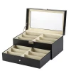 Black glossy lacquered wood hot sale eyewear display box