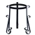Import Black Metal Patio Stand Holder Flower Pot Indoor Outdoor Shelf Displaying Plant from China