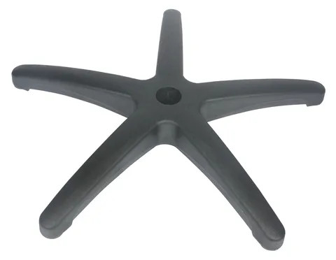 Black Nylon Plastic Five-Star Foot Furniture Accessory Direct from Factory PA-D