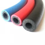 black WP. 20 Bar 300 PSI Nylon Braided High Pressure Rubber Air Hose