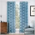 Import blackout blue custom curtain with valance from China