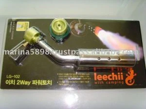 Blow gas torch with adaptor