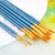BOMEIJIA 10Pcs/Set Watercolor Gouache Paint Brushes Different Shape Round Pointed Tip Nylon Hair Painting Brush Set Art Supplies
