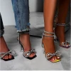 Bow high heels womens 2021 new wine glass heel design