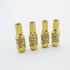 brass material welding contact tip holder for 15AK