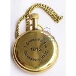 Brass Pocket Watch With Chain, Magnificent Pocket Watch