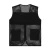 Breathable customized men mesh reflective vest with Pockets