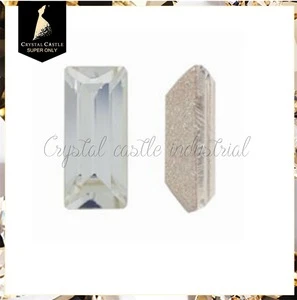 Bulk wholesale gemstone AAA top sparkle 4501 baguette rectangle glass glitter rhinestones beads loose crystal gemstone price